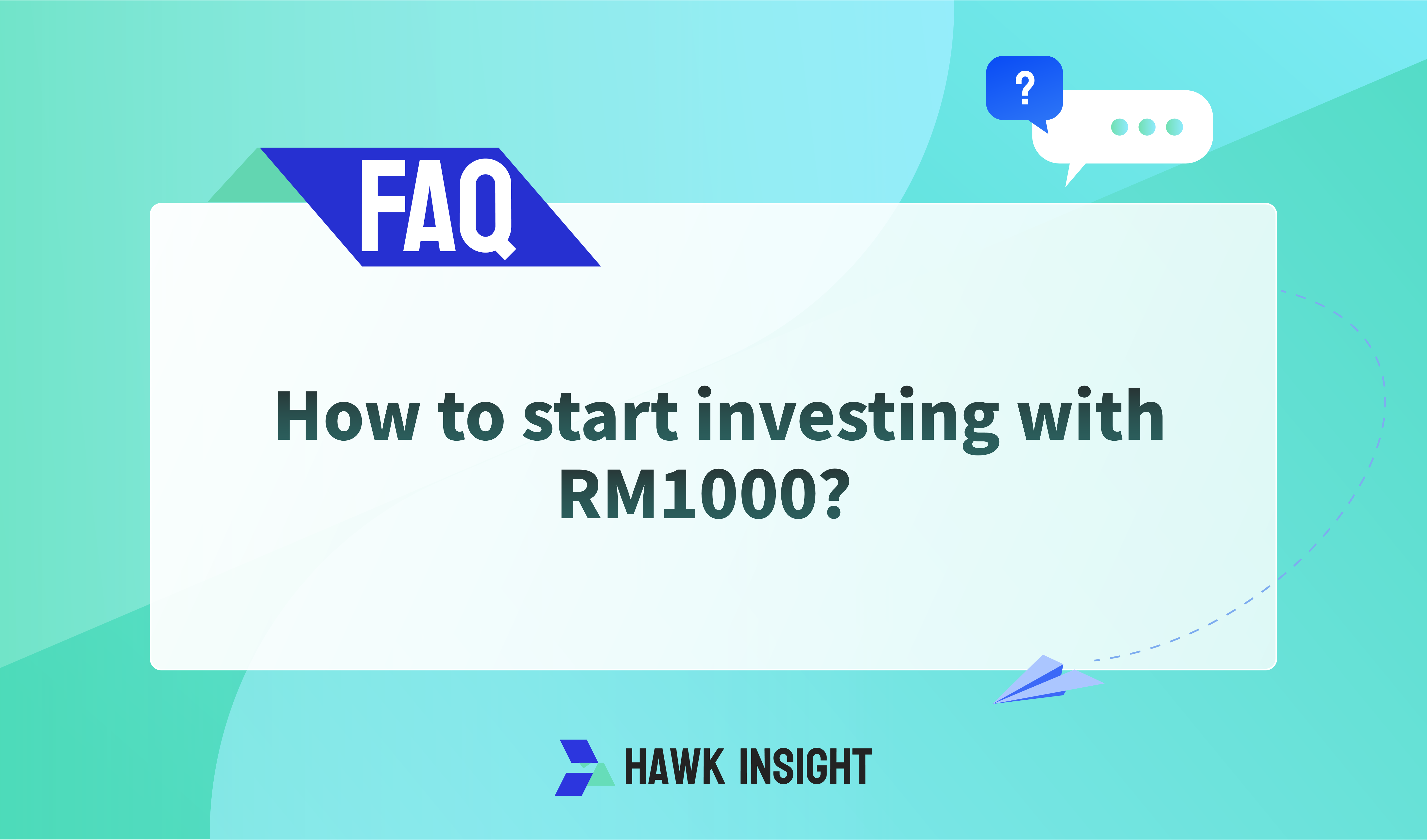 How to start investing with RM1000